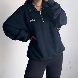 Brandy Melville quarter zip